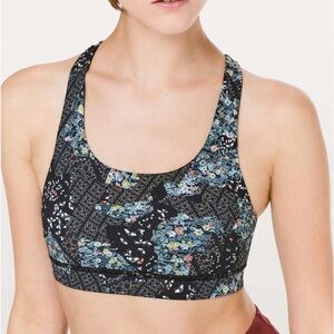 Lululemon Free To Be Serene Bra Size 6 Assemblage Alpine White